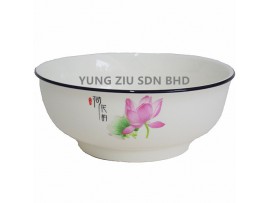 8.2^CERAMICS SOUP BOWL(LOTUS)(1P)CNY(10546)